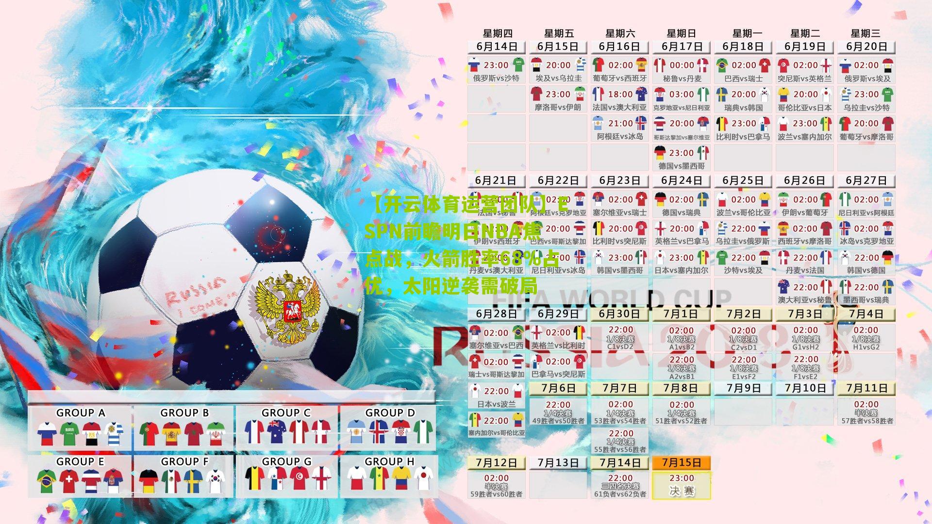 ESPN前瞻明日NBA焦点战，火箭胜率68%占优，太阳逆袭需破局